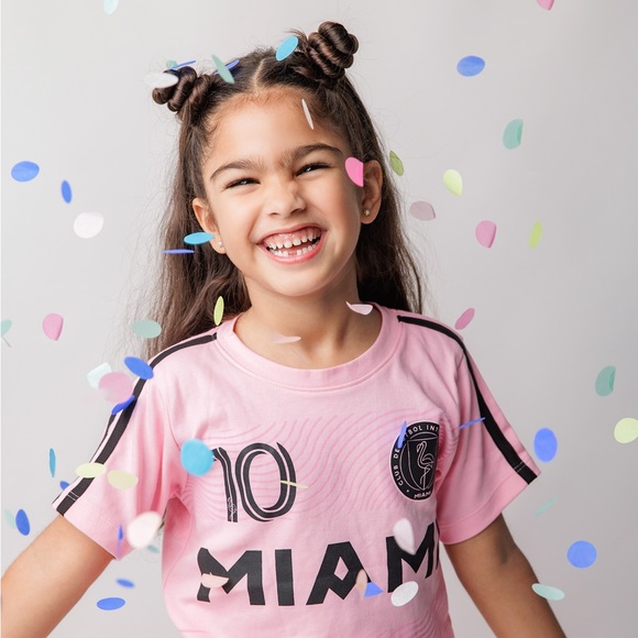 $94 NWT ONSIDE Unisex MIAMI Soccer Pajama Set Futbol Premium Cotton Pink - Picture 2 of 8